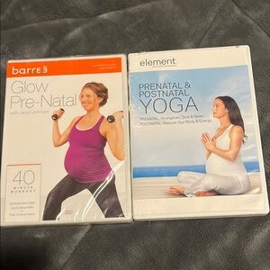Barre3 Glow Pre-Natal DVD and Element Yoga DVD